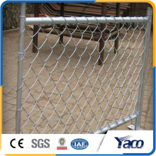 Hengshui 3.15mm galvanized wire temporary chain link fence, temporary metal fence panels